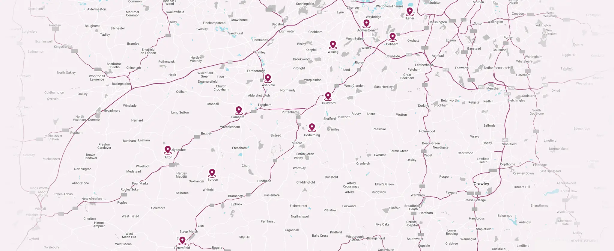 estate agents in surrey and hampshire office locations